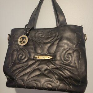 Woman's black Versace handbag